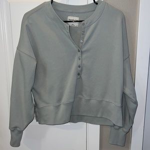 Abercrombie Soft A&F Collection: Pull over with buttons